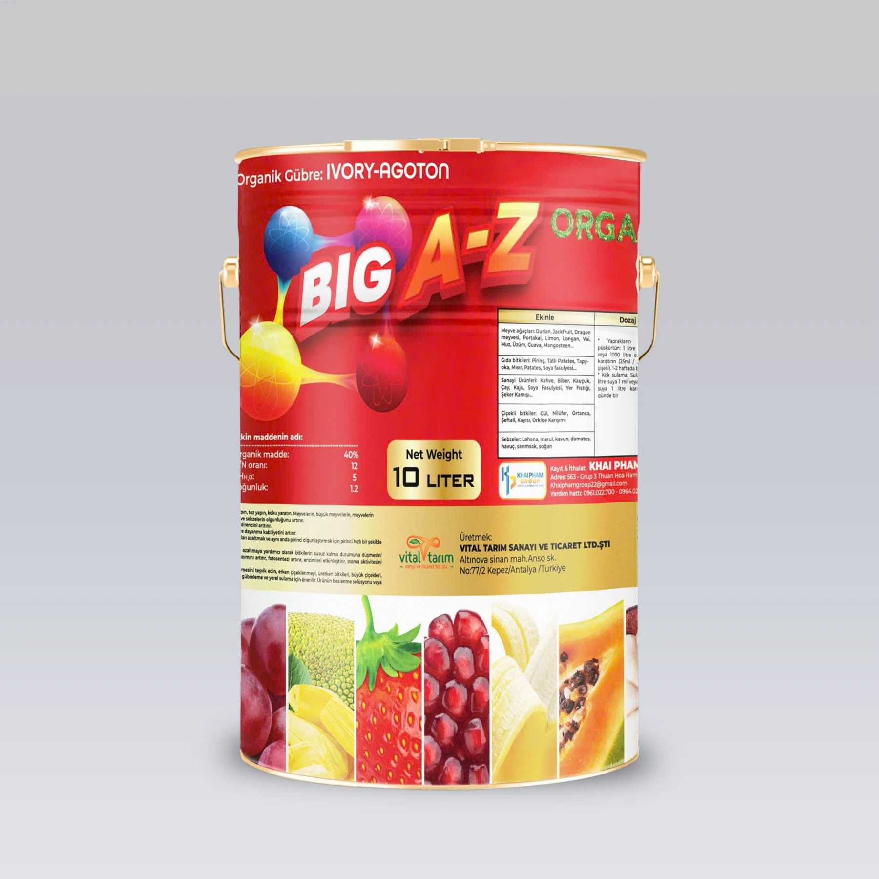 BIG AZ – Trái lớn nhanh, bóng đẹp, nặng cân