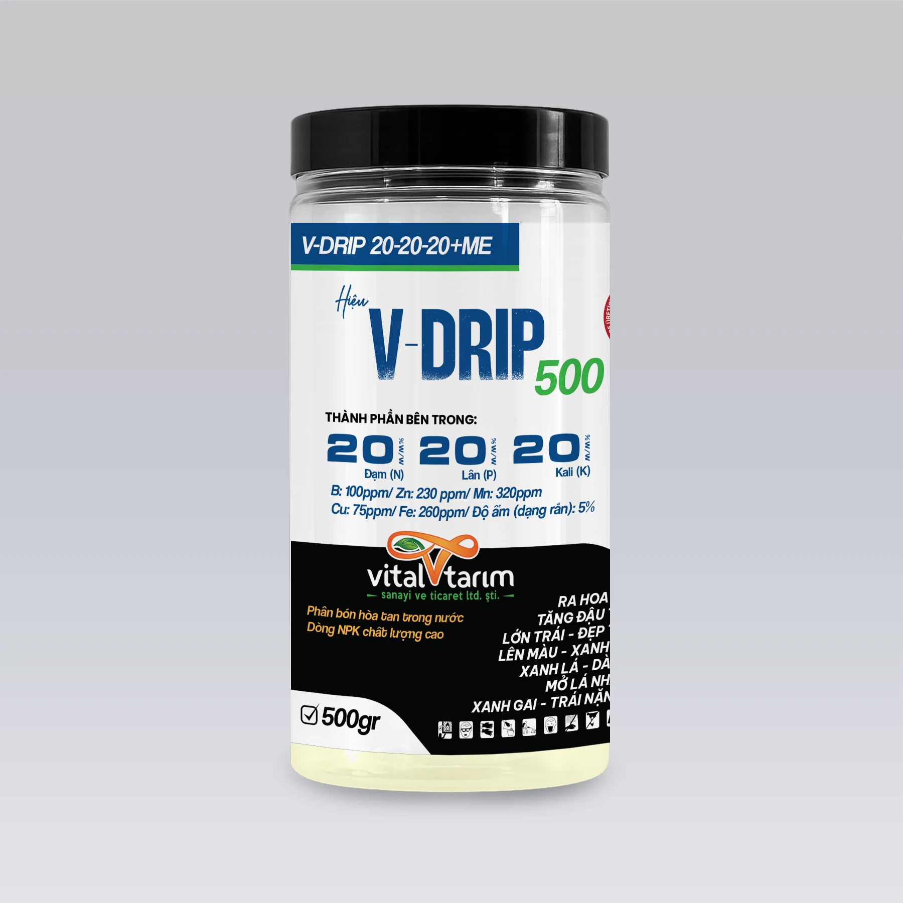 V-DRIP 500 - Ra hoa đều, tăng đậu trái