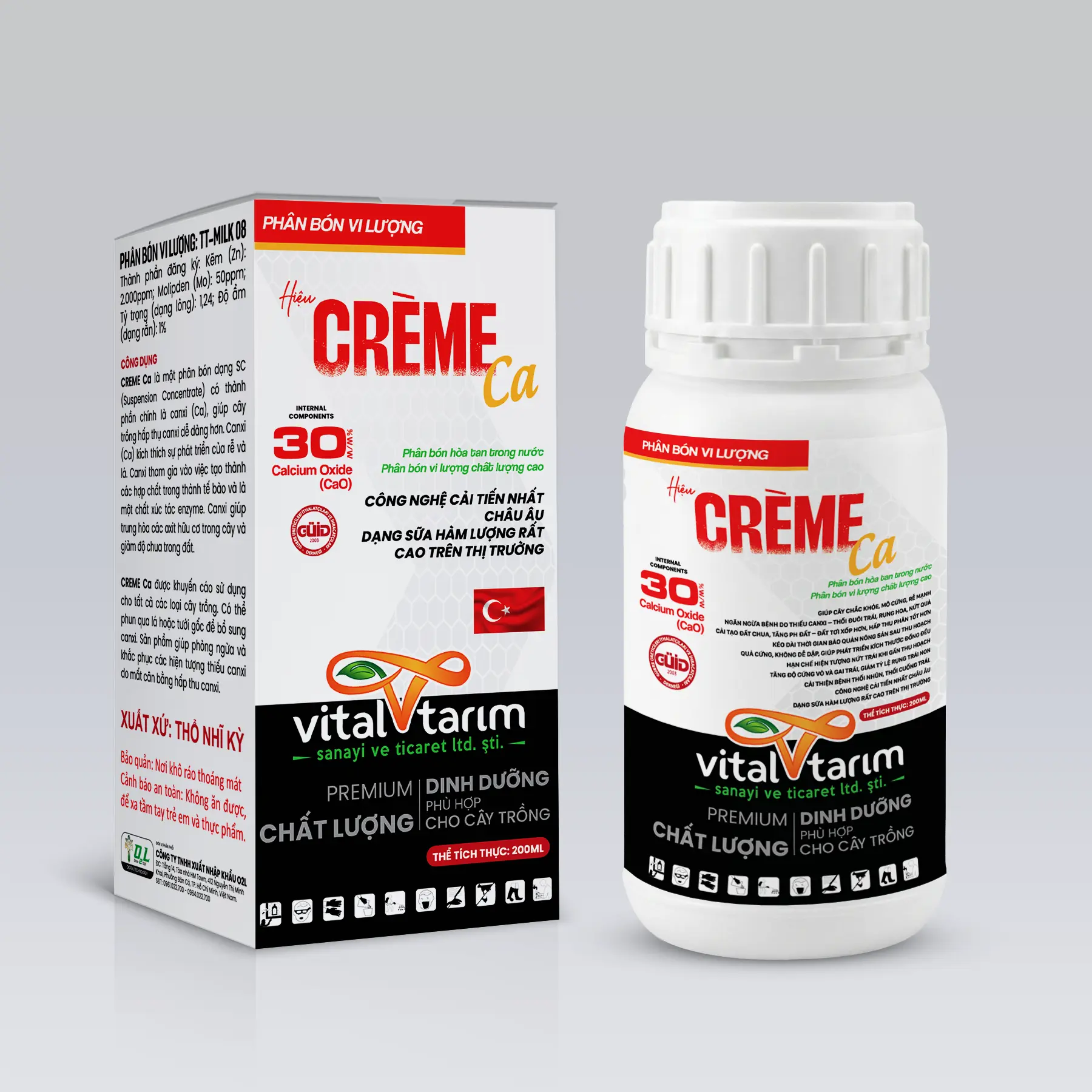 CREME Ca - Giúp cây chắc khoẻ, mô cứng, rễ mạnh