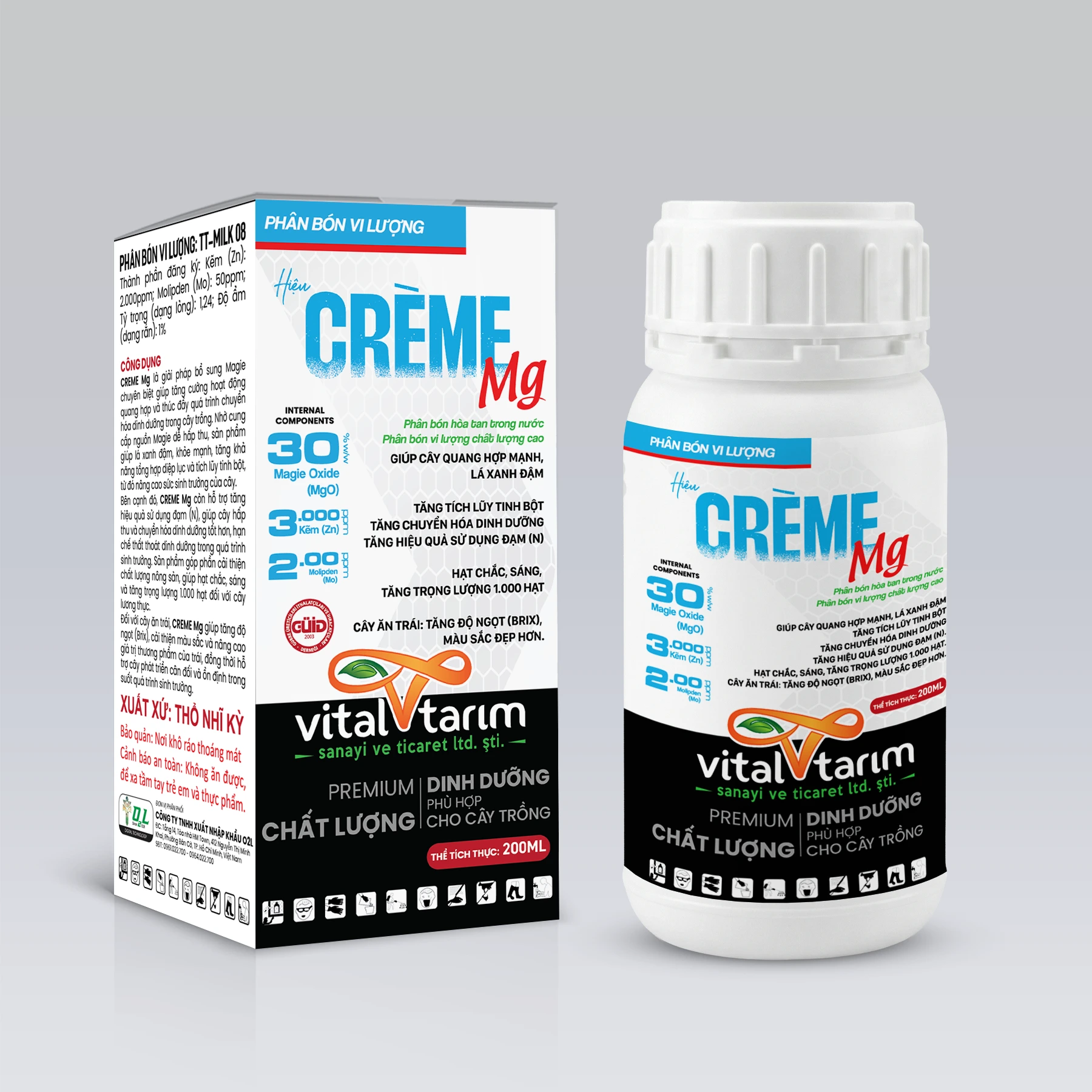 CREME Mg - Giúp cây quang hợp mạnh, lá xanh đậm