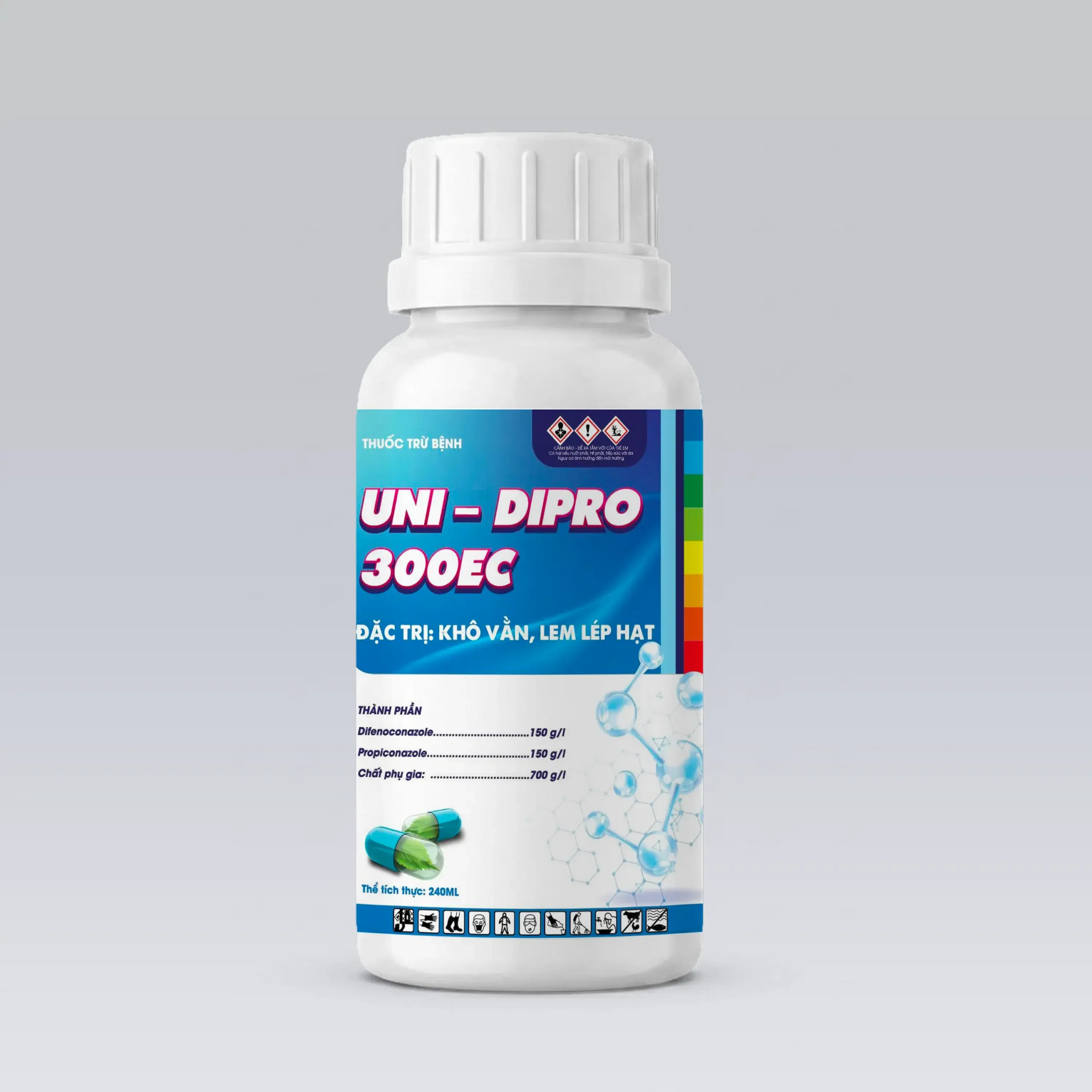 UNI-DIPRO 300EC - Đặc trị khô vằn, lem lép hạt trên lúa