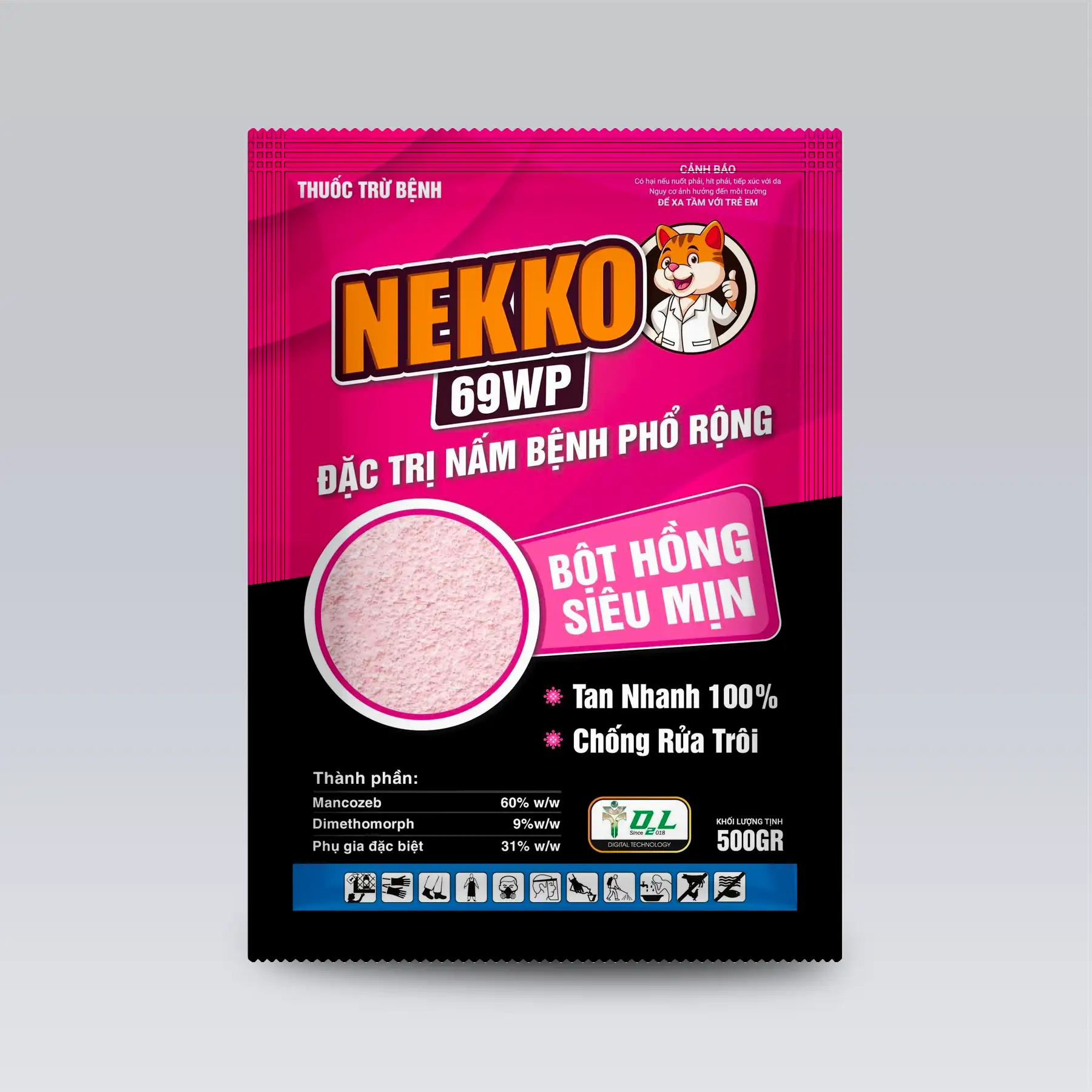 NEKKO 69WP - Đặc trị nấm bệnh, thán thư, thối vàng
