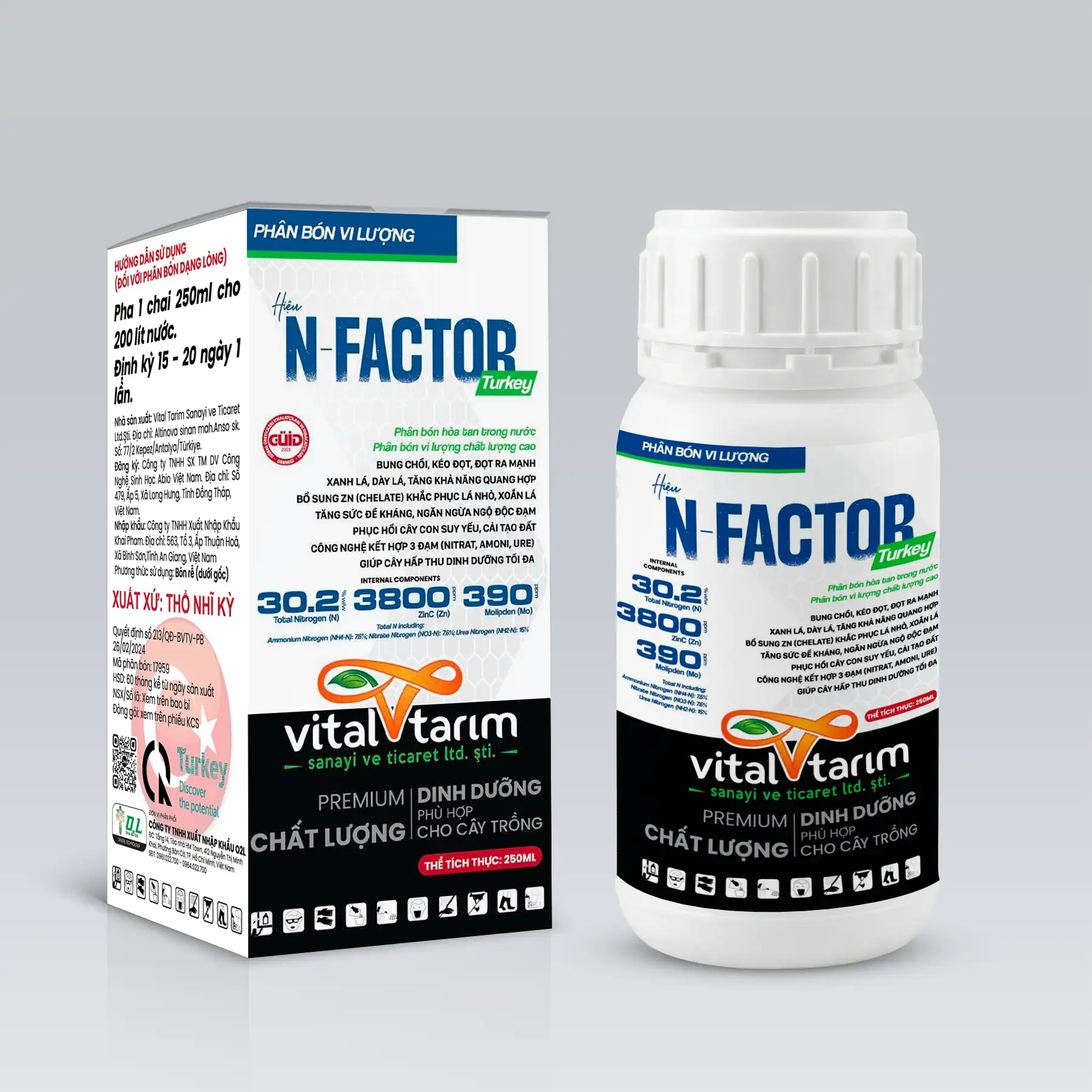 N-FACTOR 250ml - Bổ sung chồi, kéo đọt, ra đọt mạnh