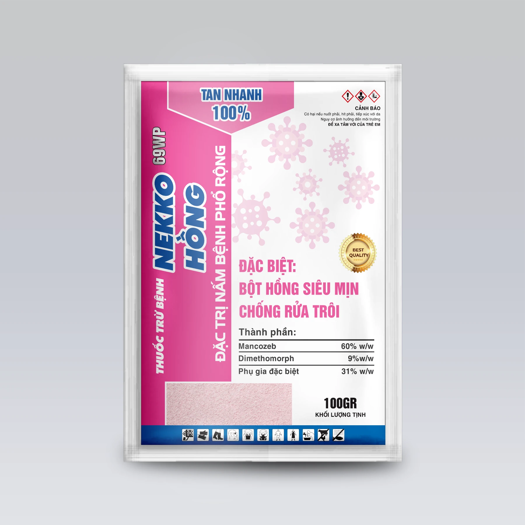 NEKKO 69WP - Đặc trị nấm bệnh, thán thư, thối vàng