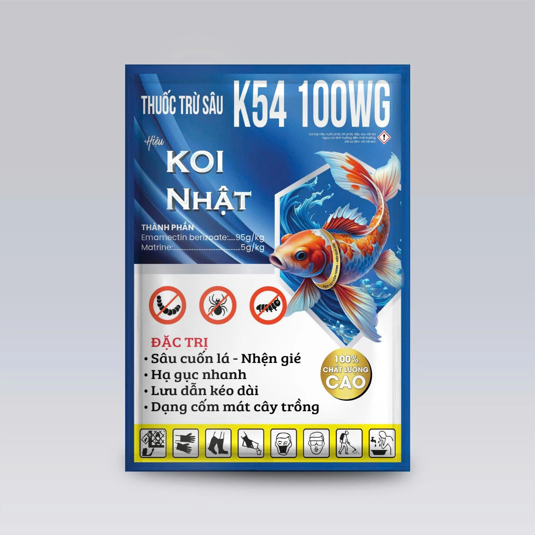 K54 100WG - Sạch nhện gié, sâu cuốn lá