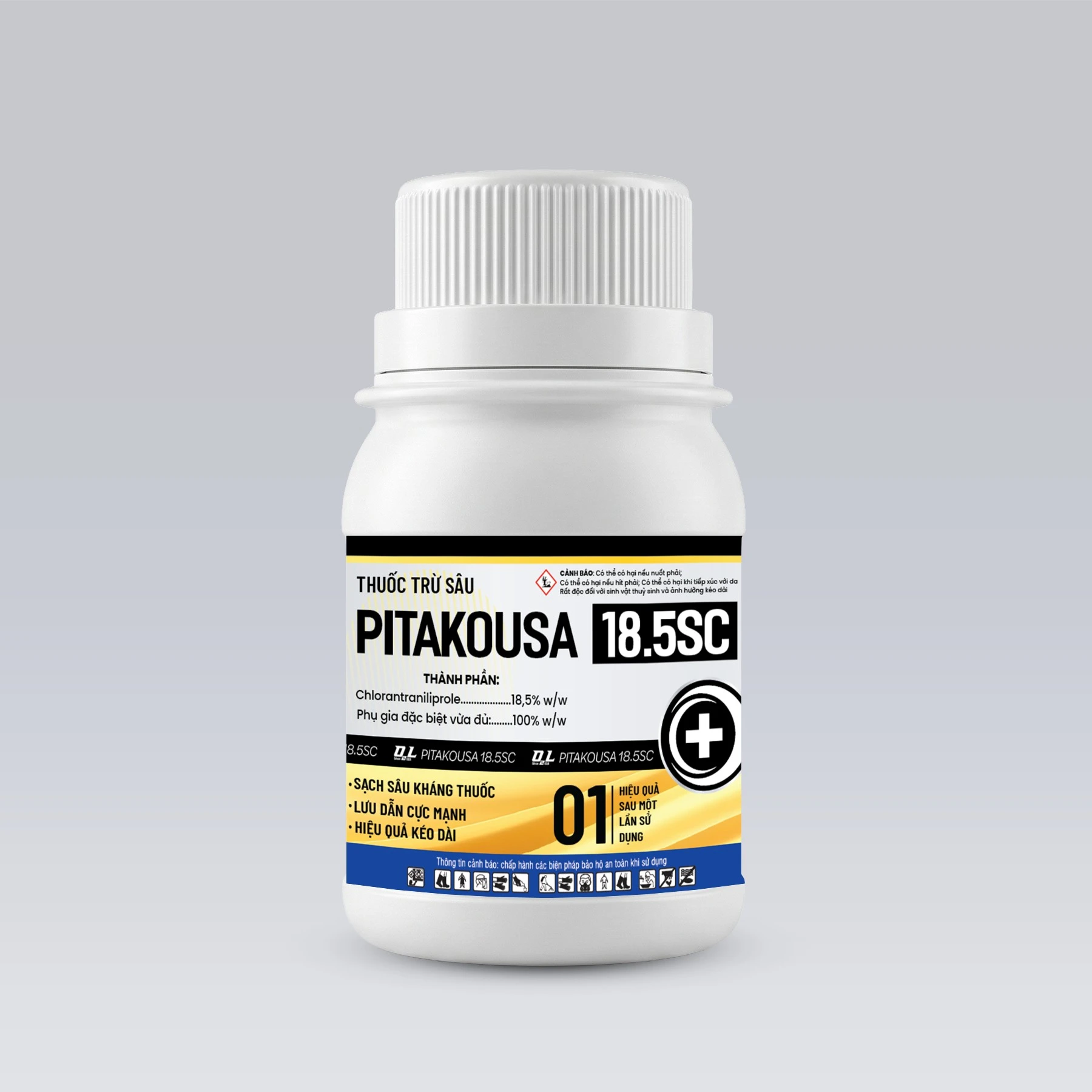 PITAKOUSA 18.5SC - Đặc trị Sâu đục thân, sâu cuốn lá, rầy, rệp sáp, bọ trĩ, sâu đục trái,…