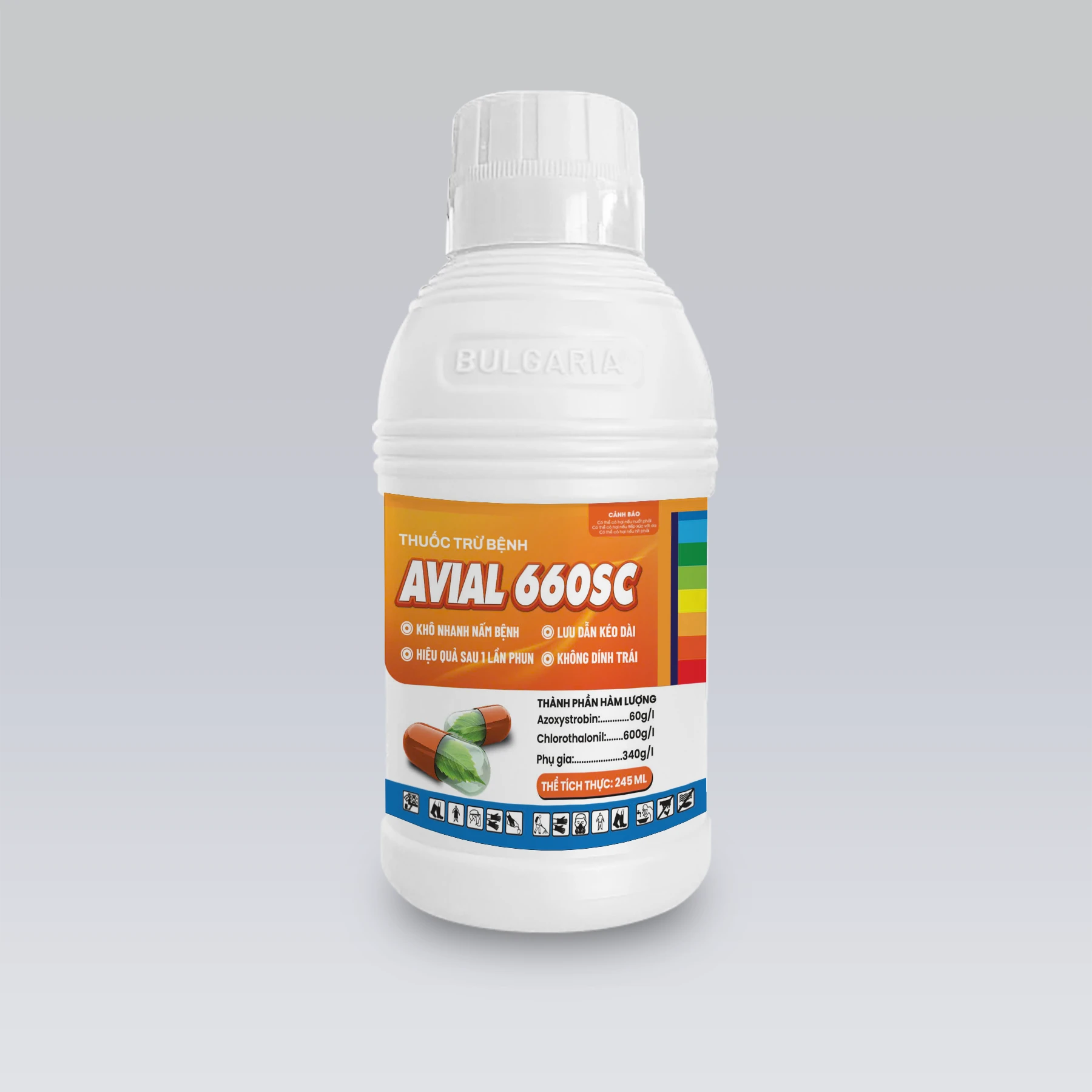AVIAL 660SC - Đặc trị thối trái, thối cuốn trái, cháy lá, đạo ôn, vàng lá chín sớm,....