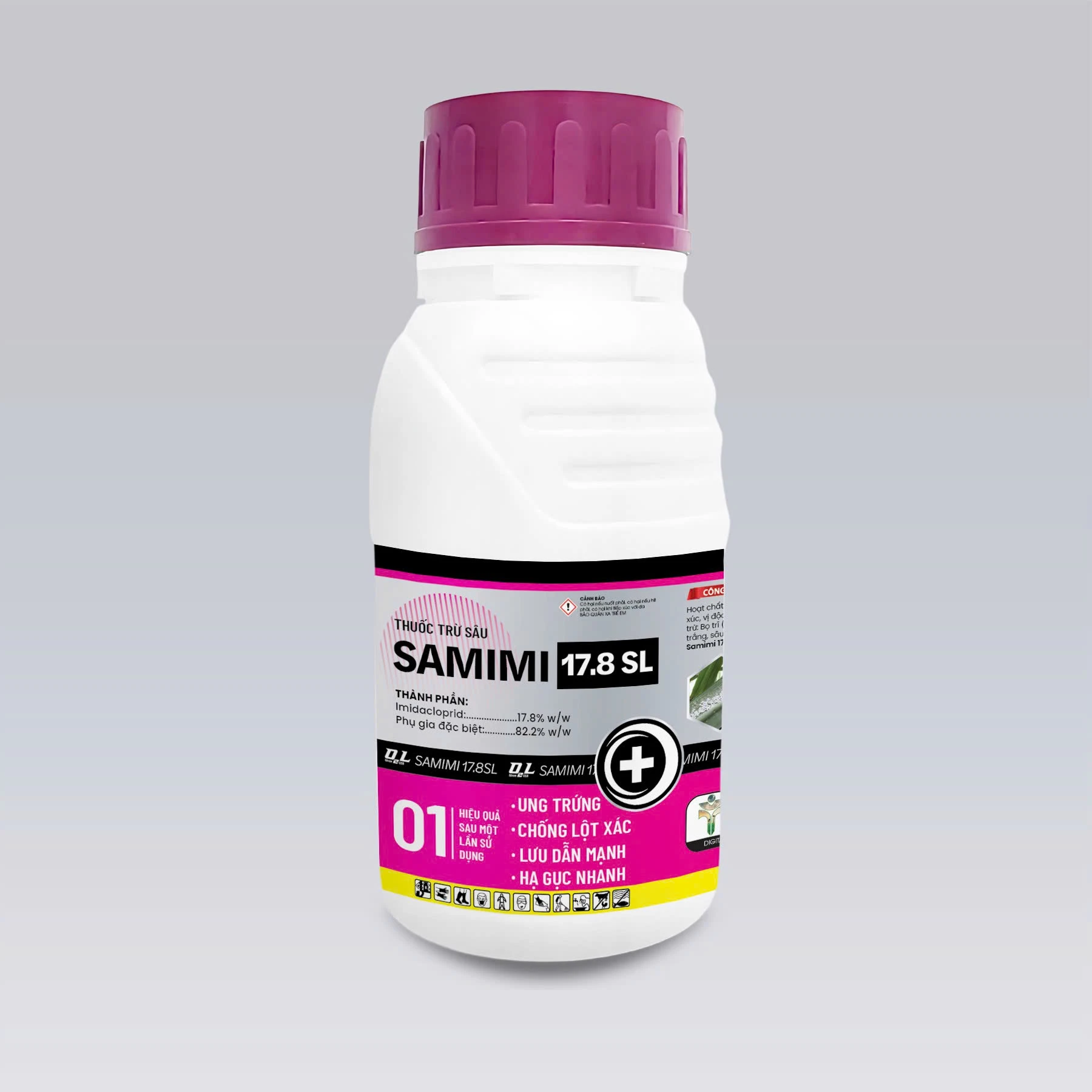 SAMIMI 17.8SL - Đặc trị rầy xanh, rầy nâu, rầy lưng trắng, bọ xít dài, rệp sáp, sâu xanh, bọ trĩ,…